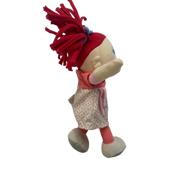 HABA Soft Doll Mirli 8" First Baby Doll Pale with Red Pigtails - Picture 3 of 9